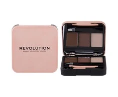 Makeup Revolution London Brow Sculpt Kit rinkinys ir paletė antakiams moterims, 2,2 g