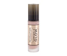 „Makeup Revolution Conceal &amp; Glow Illuminating Kreminis“ makiažo pagrindas, F4, 23 ml