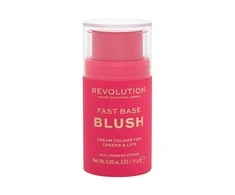 „Makeup Revolution Fast Base“ skaistalų pieštukas „Rose“, 14 g