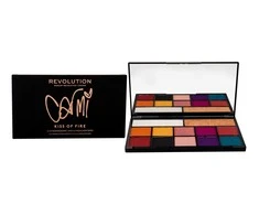 Makeup Revolution Carmi Eyeshadow Palette Kiss Of Fire 12 Shades, 27 g