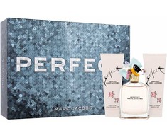 Set Marc Jacobs: Perfect Eau De Parfum For Women, 100 ml + Perfect Hydrating Losjonas kūnui, 75 ml + Perfect Hydrate Dušo želė All Skin Types, 75 ml