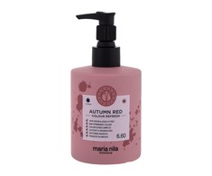 Maria Nila Colour Refresh Non-Permanent Autumn Raudona dažanti kaukė plaukams, 300 ml