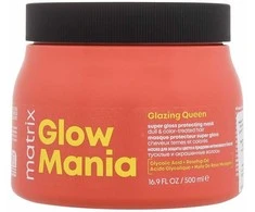 Matrix Mask dažytiems plaukams Glow Mania Glazing Queen (Super Gloss Protecting Mask), 500 ml