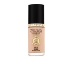 Max Factor Facefinity All Day Flawless makiažo pagrindas moterims 30 ml, WARM ALMOND