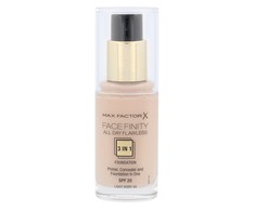 Max Factor Facefinity All Day Flawless makiažo pagrindas moterims 30 ml, LIGHT IVORY