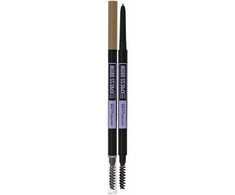 "Maybelline Brow Ultra Slim Defining Eyebrow Pieštukas 01 Skirtas šviesiems plaukams" antakių pieštukas