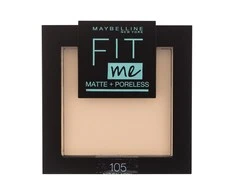 Maybelline Fit Me Matte &amp; Poreless Powder 105 Natural veido pudra 1