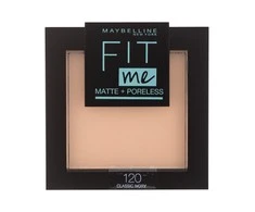 Maybelline Fit Me Matte &amp; Poreless Powder 120 Classic veido pudra 1