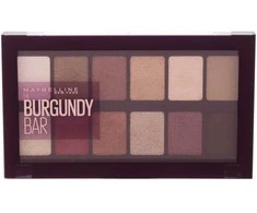 Maybelline MAY ES BURGUNDY BAR PALETTE NU 4 Burgun akių šešėliai Raudona Blizgučiai, Matinis