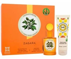 Monotheme Book of Citruses Zagara rinkinys Unisex (EDT, 100 ml + dušo želė, 100 ml)