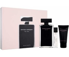 Versace Narciso Rodriguez For Her Eau De Toilette Purškiklis, 100 ml Set 3 Pieces