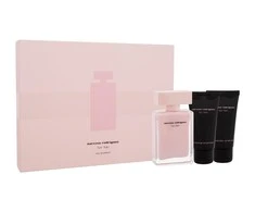 Narciso Rodriguez For Her rinkinys moterims (EDP, 50 ml + kūno losjonas, 50 ml+ dušo želė, 50 ml)