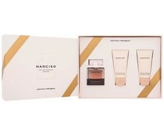 Set Narciso Rodriguez: Cristal Eau De Parfum For Women, 50 ml + Cristal Hydrating Dušo želė All Skin Types, 50 ml + Cristal Hydrating Losjonas kūnui, 50 ml