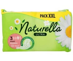 Naturella Ultra Maxi Size 3 Higieniniai Paketai Su Sparneliais, 32 vnt.