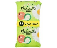 Naturella Ultra Normal Plus Size 2 Higieniniai Paketai Su Sparneliais, 36 vnt.
