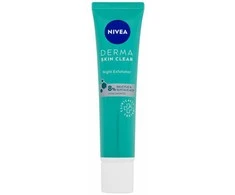 Nivea Derma Skin Clear Night Exfoliator Peeling moterims, 40 ml