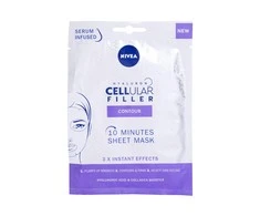 Nivea Hyaluron Cellular Filler 10 Minutes Sheet Mask Face Mask moterims, 1 vnt.