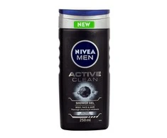 Nivea Men Active Clean Dušo želė dušo želė vyrams, 250 ml