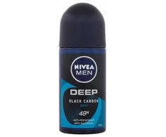 Nivea Men Deep Juodas Carbon Beat Antiperspirant vyrams, 50 ml