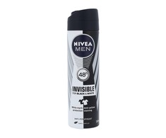 Nivea Men Invisible For Juodas &amp; Baltas Original Antiperspirant vyrams, 150 ml