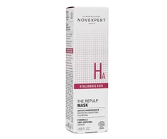 NOVEXPERT intensyviai drėkinanti veido kaukė su hialurono rūgštimi, 50 ml