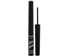 "Nyx Epic Wear" vandeniui atsparus skystas lineris Baltas