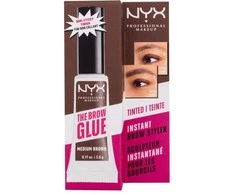 Nyx The Brow Glue Alcohol-Free Extreme Hold Eyebrow Gel 03 Medium Brown, 5 g
