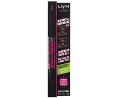 Nyx Zero to Brow Gel 08-Juodas, 2 ml