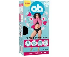 Johnson O.B. menstruacinės kelnaitės XL,XXL, 1 vnt