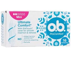 Tamponai O.B. ProComfort Mini, 16 vnt.