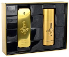 Paco Rabanne 1 Million tualetinis vanduo purškiklis, 100 ml rinkinys, 2 vnt. Kalėdų 2023 m.
