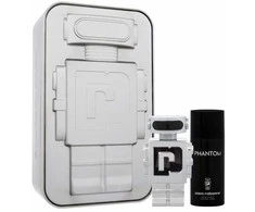 Set Paco Rabanne: Phantom Eau De Toilette For Men, 100 ml + Phantom Dezodorantas Purškiklis For Men, 150 ml