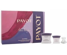 Set Payot: Supreme Sublimating Anti-Aging Day Kreminis For Face, 50 ml + Supreme Jeunesse Le Regard Hydrating Paakių kremas, 15 ml + Gua Sha Baltas Lifting Face Massage Stone