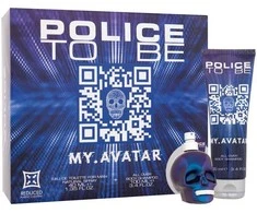 Police To Be My.Avatar EDT rinkinys vyrams (EDT 40 ml + Dušo želė 100 ml)