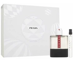 Prada Luna Rossa Carbon EDT tualetinis vanduo rinkinys vyrams, 100 ml