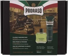 Proraso Duo Pack Refresh Shaving Cream &amp; Lotion Skutimosi rinkinys