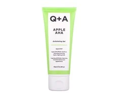 Q+A Apple AHA Exfoliating Gel Gelinis veido šveitiklis, 75 ml