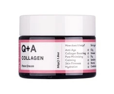 Q+A Collagen Anti-Age Face Kreminis Veido kremas su kolagenu, 50 ml