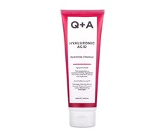 Q+A Hyaluronic Acid Hydrating Valiklis Drėkinamasis veido prausiklis, 125 ml