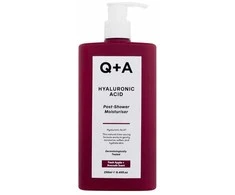 Q+A Hyaluronic Acid Post-Shower Moisturiser Drėkinamasis kūno kremas su hialurono rūgštimi, 250 ml