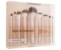 Real Techniques Au Naturale makiažo šepetėlių rinkinys, 9 vnt.