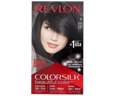 Revlon Colorsilk Permanent Hair Dye 11 Soft Juodas, 130 ml