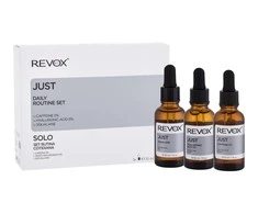 Daily Routine Set Revox B77: Just Squalane maitininantis Oil For Face, 30 ml + Just Caffeine 5% Anti-Dark Circles Day Eye Serum, 30 ml + Just Hyaluronic Acid 5% Hydrating Fluid For Face, 30 ml