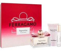 Salvatore Ferragamo Signorina rinkinys moterims (EDP, 100 ml + kūno losjonas, 50 ml + EDP, 10 ml)