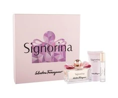 Salvatore Ferragamo Signorina rinkinys moterims (EDP, 100 ml + kūno losjonas, 50 ml + EDP, 10 ml)