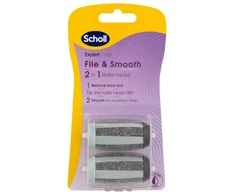 Scholl Expert Care File &amp; Smooth 2in1 Roller Heads Pedicure