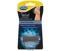 Scholl Velvet Smooth Foot Contour Roller Heads Pedicure