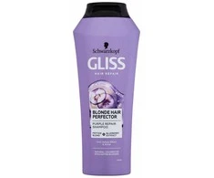Schwarzkopf Gliss Skirtas šviesiems plaukams Hair Perfector Violetinė Repair Šampūnas Šampūnas moterims, 250 ml