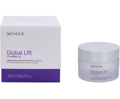 „Skeyndor Global Lift Contour“ veido ir kaklo kremas, 50 ml