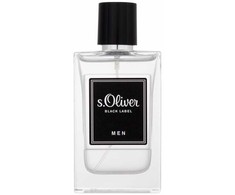 s.Oliver Juodas Label Men EDT tualetinis vanduo vyrams, 30 ml